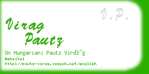 virag pautz business card